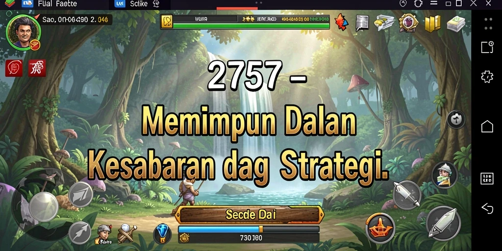 Tampilan utama gameplay <strong>2757</strong> yang santai dan mudah dinikmati.
