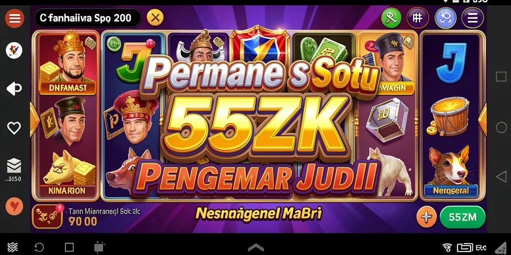 Screenshot gameplay 555ZK menampilkan momen seru saat bermain Slot.