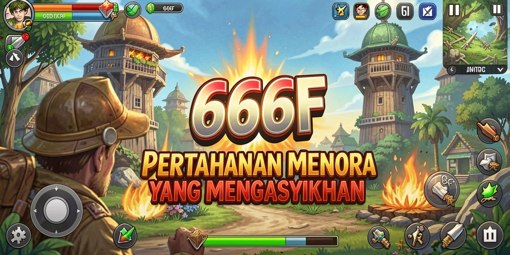 Gameplay menakjubkan yang memukau dalam Tower Defense