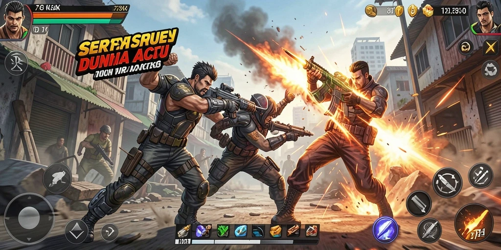 Tampilan seru dari gameplay <strong>73K</strong> yang penuh aksi.