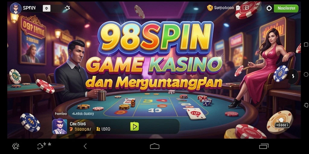 Tampilan gameplay 98SPIN yang seru dan menghibur.