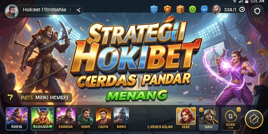Tampilan gameplay menegangkan di HOKIBET dengan strategi yang cerdas.