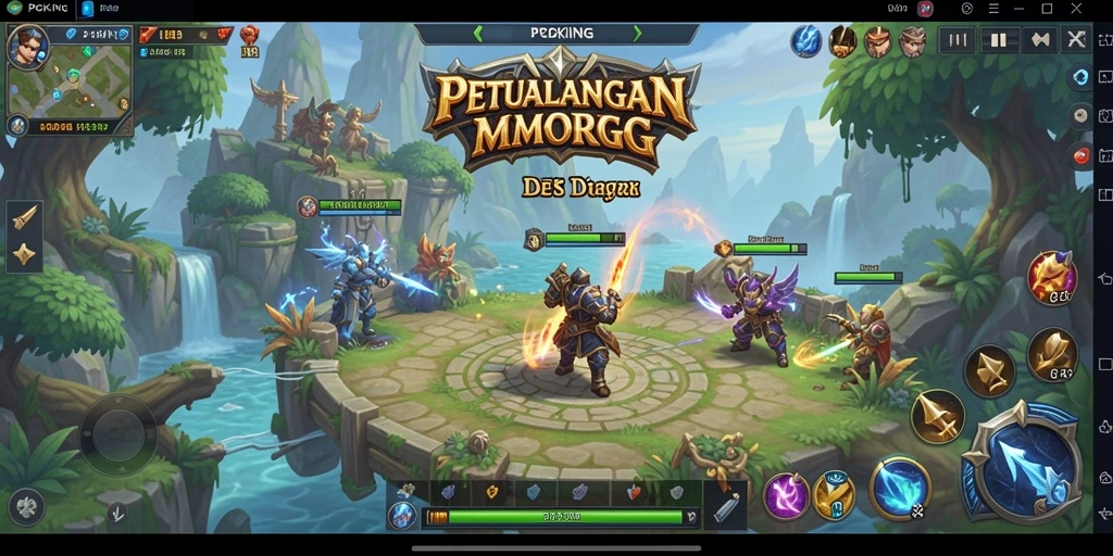Gameplay seru PGKING dengan petualangan yang mendebarkan.
