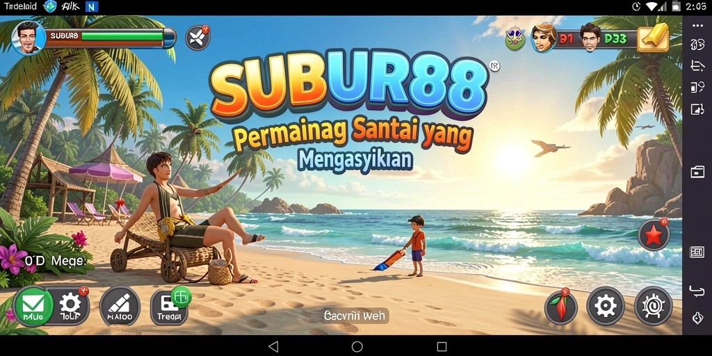 Screenshot SUBUR88 menampilkan gameplay seru dan dinamis.