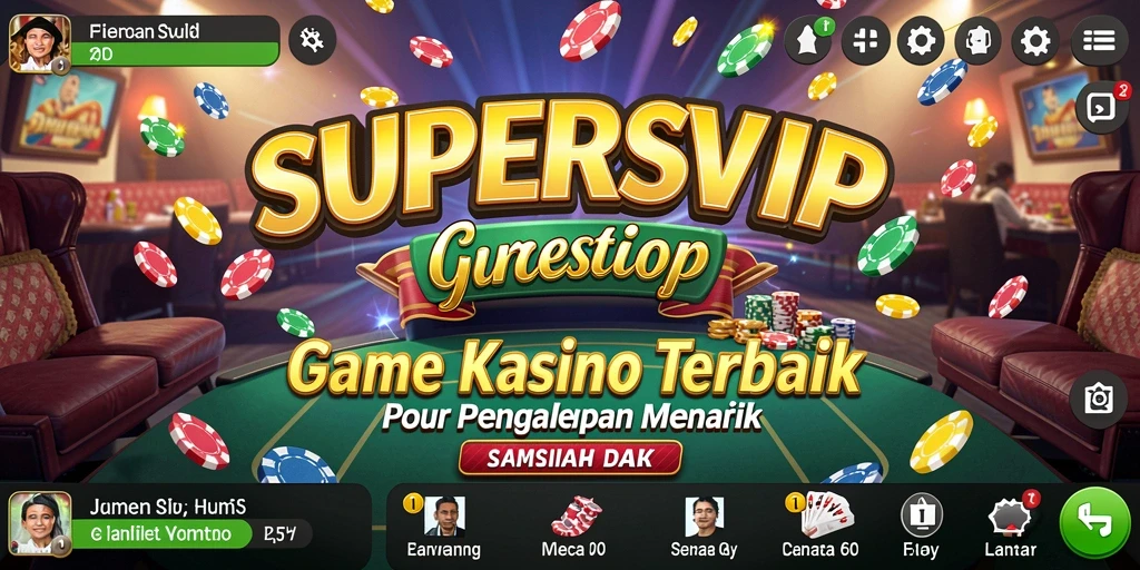 Tampilan menarik dari gameplay <strong>SUPERSVIP</strong> dengan suasana kasino nyata.